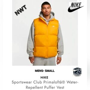 [M-S] NIKE Sportswear Club Primaloftâ@ Water- Repellent Puffer Vest